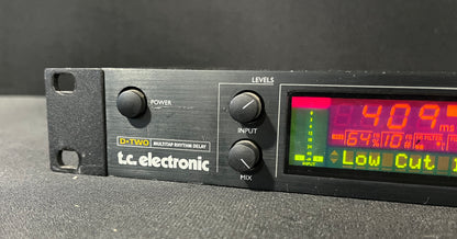 t.c.electronic D-TWO Digital Multi-Tap Delay Processor, t.c.electronic D-TWO, t.c.electronic D-TWO Digital Delay, TC Electronic Delay, D2 Delay Processor. We Sell Professional Audio Equipment. Audio Systems, Amplifiers, Consoles, Mixers, Electronics, Entertainment, Live Sound.