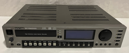 Tascam DV-RA1000 High-Resolution DVD Master Recorder. We Sell Professional Audio Equipment. Audio Systems, Amplifiers, Consoles, Mixers, Electronics, Entertainment, Sound, Live.