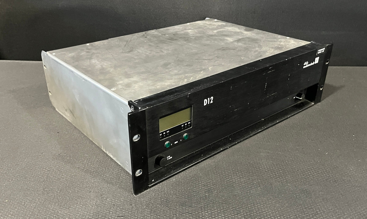 d&b audiotechnik D12 Dual-Channel Power Amplifier, d&b audiotechnik D12, d&b audiotechnik Power Amplifier, D12 Power Amp, d&b D12. We Sell Professional Audio Equipment. Audio Systems, Amplifiers, Consoles, Mixers, Electronics, Entertainment, Live Sound.