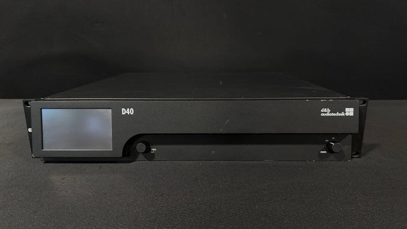 d&b D40 Amplifier Front