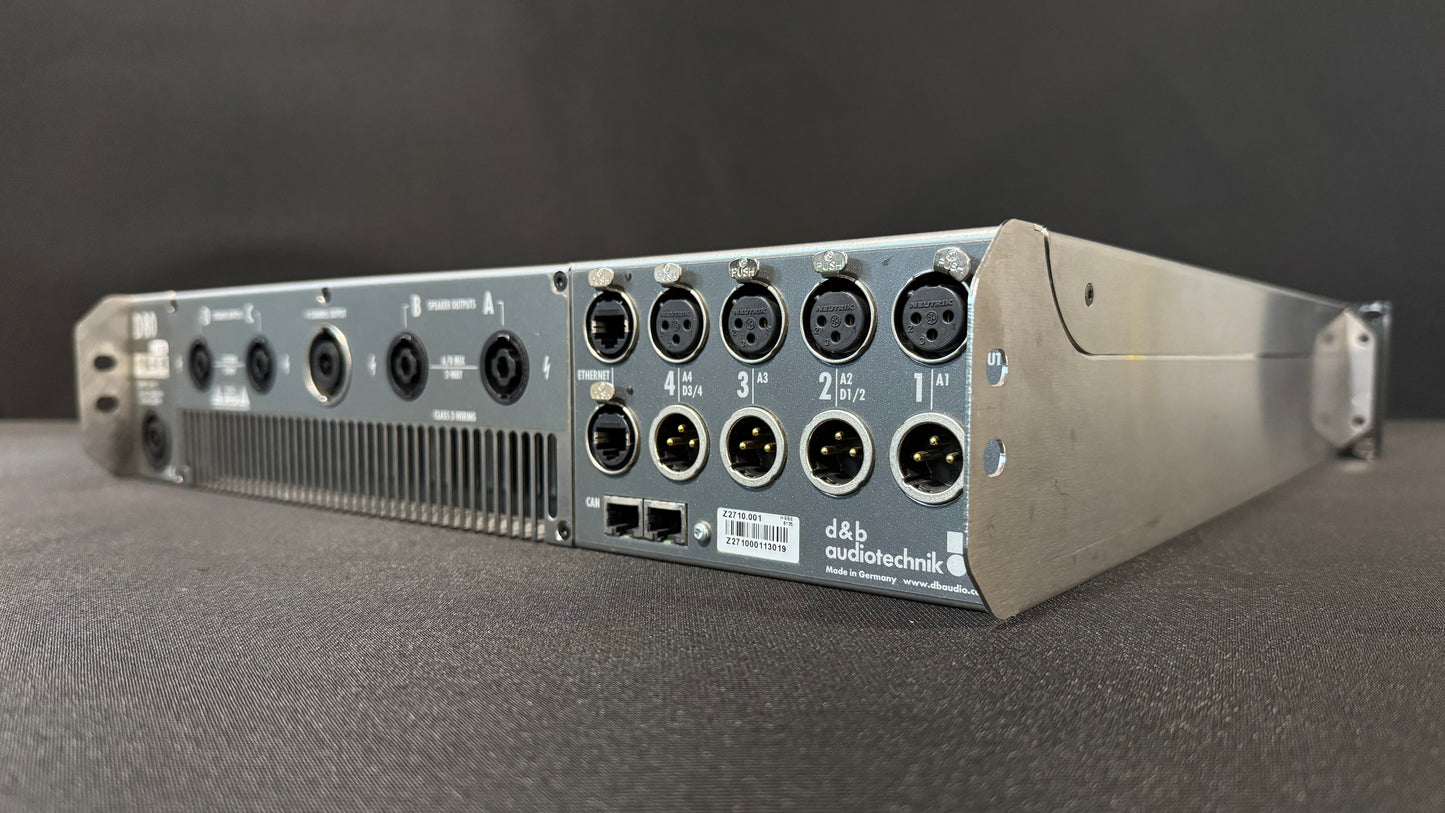 d&b professional amplifier, d&b D80 NL4, d&b D80 Amplifier, d&b D80, d&b audiotechnik, d&b amplifier, d&b, Amps for d&b, Amplifier for d&b. We Sell Professional Audio Equipment. Audio Systems, Amplifiers, Consoles, Mixers, Electronics, Entertainment, Live Sound.