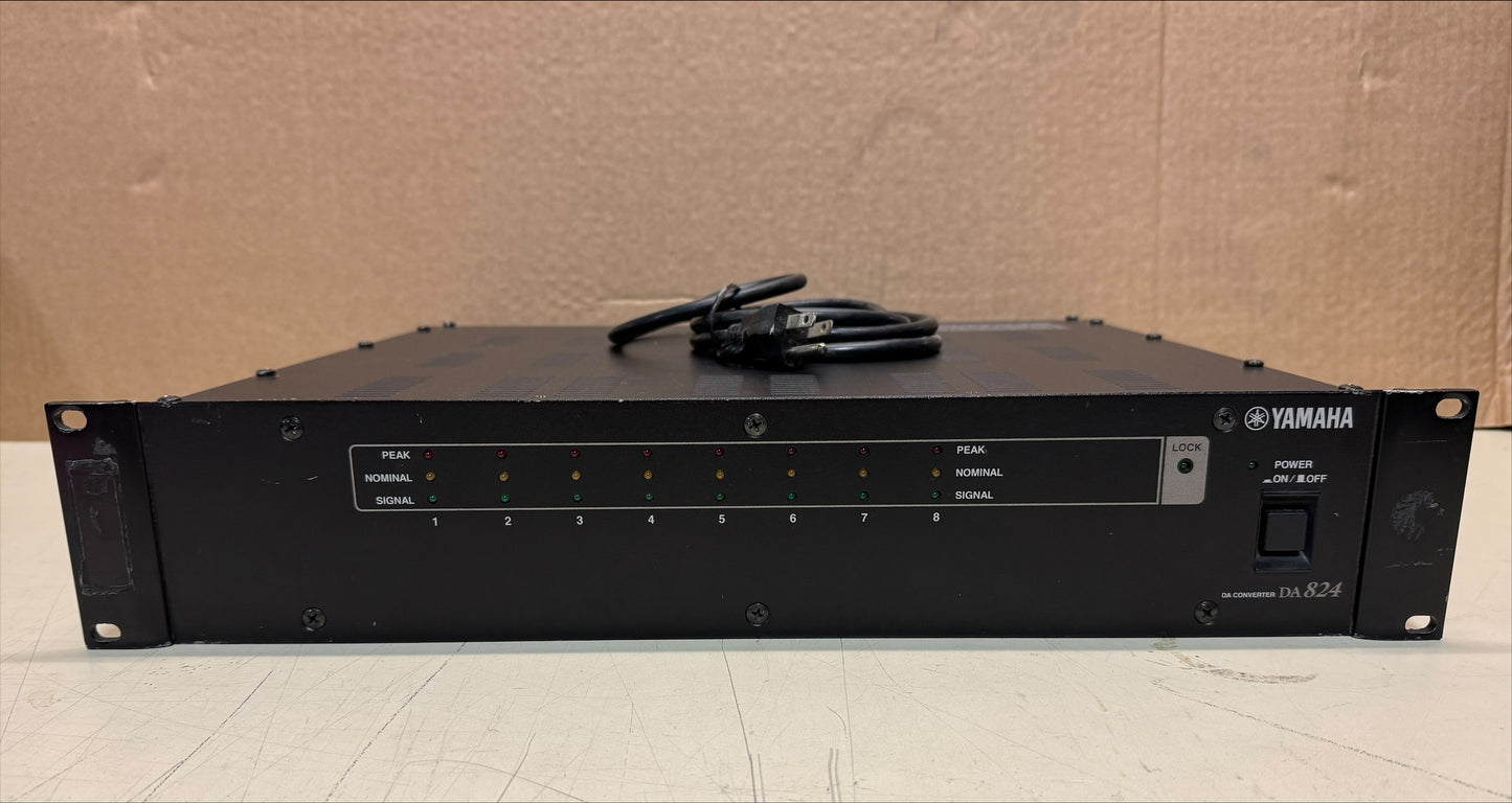 Yamaha DA824, Yamaha D/A Converter, Yamaha DA824, DA824 Converter, Yamaha Converter. We Sell Professional Audio Equipment. Audio Systems, Amplifiers, Consoles, Mixers, Electronics, Entertainment, Live Sound.