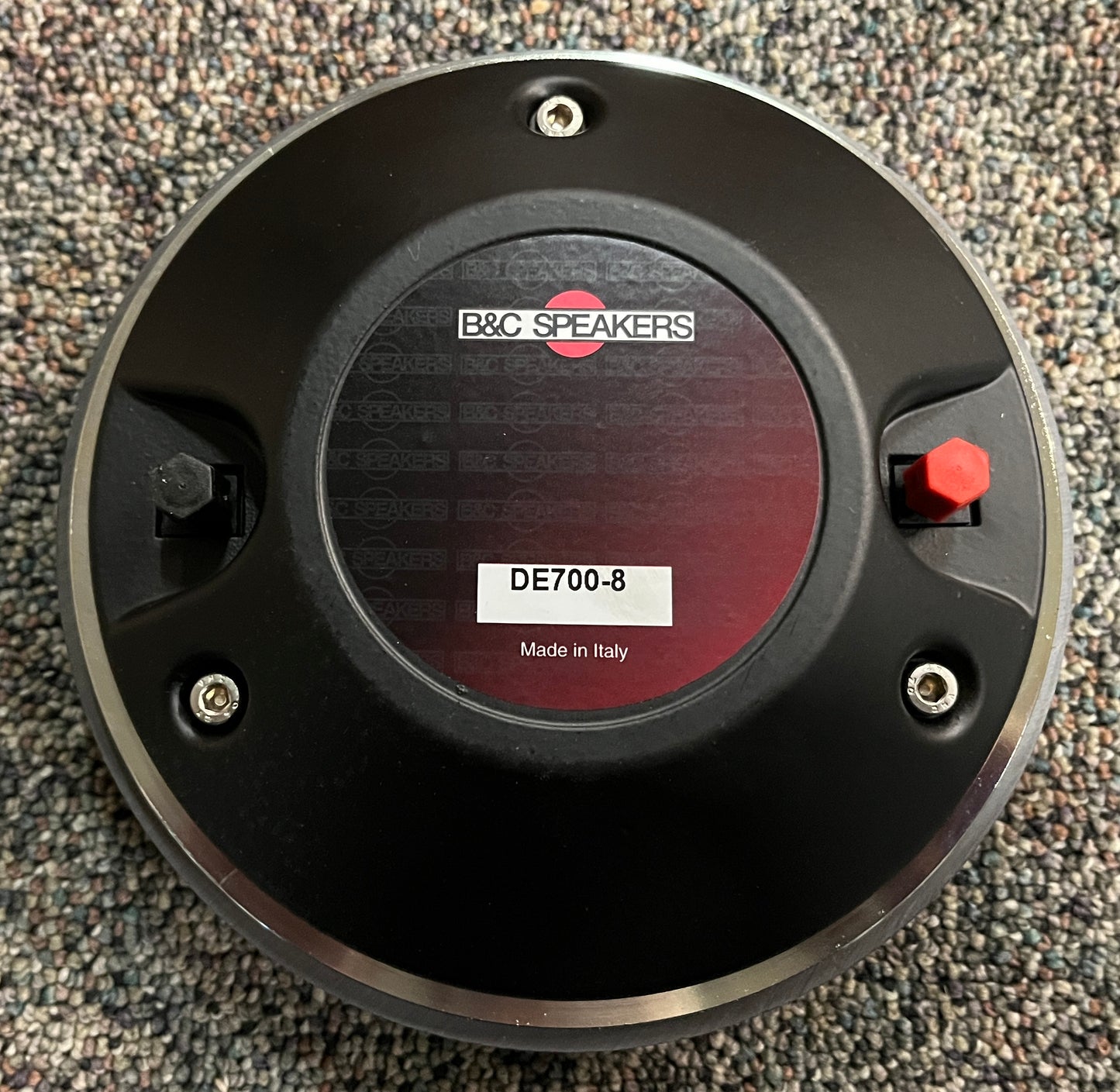 B&C DE700-8 1.5" Titanium Diaphragm Compression Driver, B&C DE700, B&C Compression Driver, DE700-8 Compression Driver, B&C Speakers. We Sell Professional Audio Equipment. Audio Systems, Amplifiers, Consoles, Mixers, Electronics, Entertainment, Live Sound.