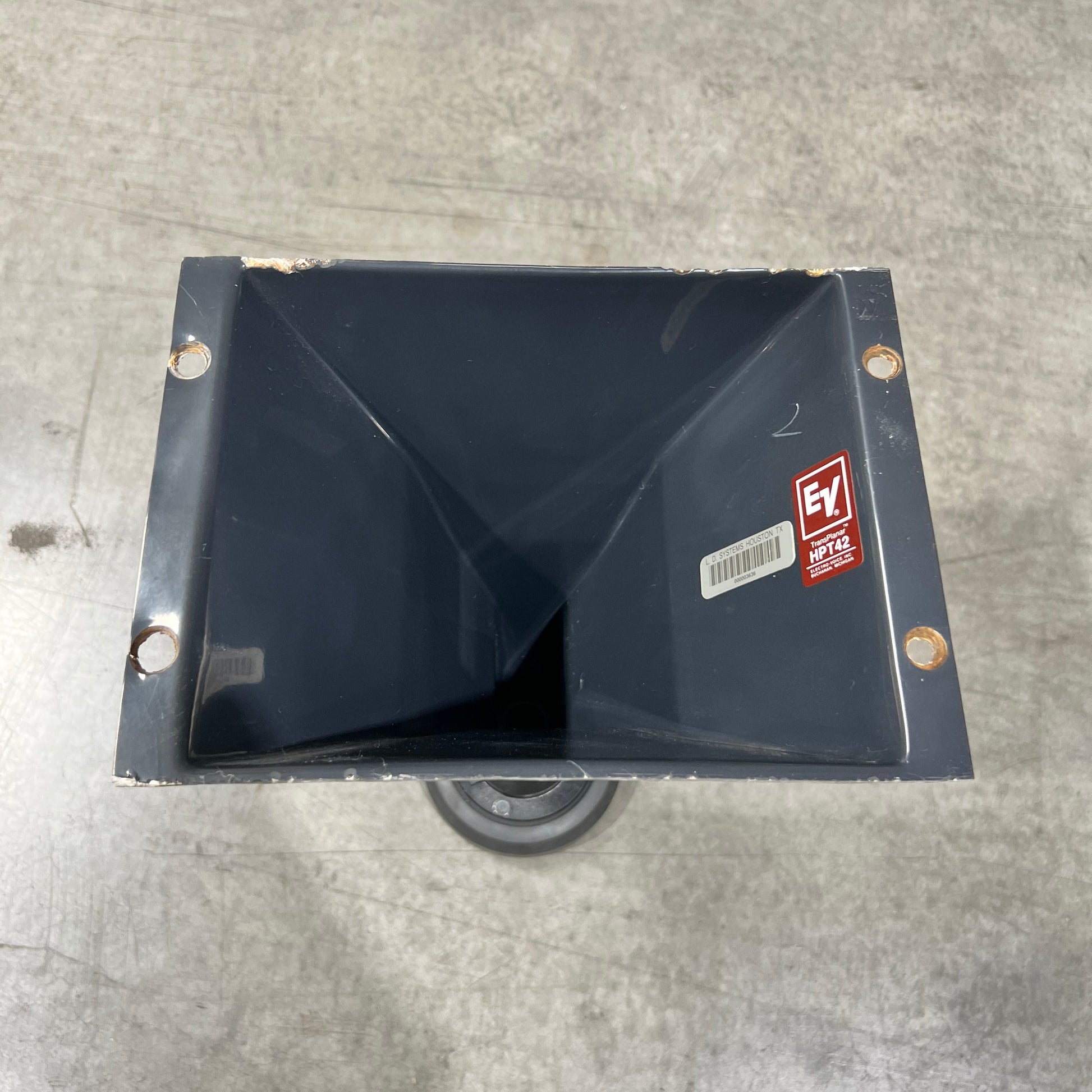 Electro-Voice EV DH3 1" Compression Driver. Electro-Voice EV DH3, EV DH3, Electro-Voice Compression Driver, EV Tweeter. We Sell Professional Audio Equipment. Audio Systems, Amplifiers, Consoles, Mixers, Electronics, Entertainment, Live Sound.