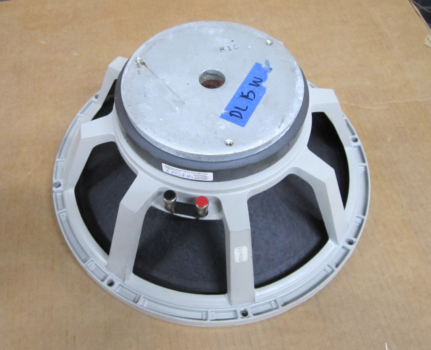Electro-Voice EV DL15W 15" Woofer, Electro-Voice EV DL15W, DL15W, Electro-Voice 15” Woofer, EV 15” Speaker. We Sell Professional Audio Equipment. Audio Systems, Amplifiers, Consoles, Mixers, Electronics, Entertainment, Live Sound.