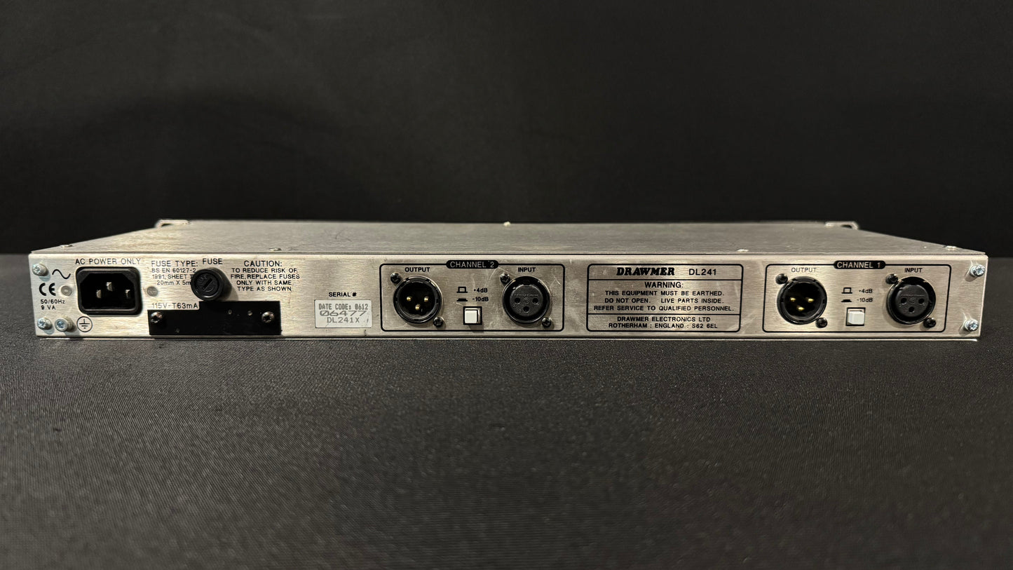 Drawmer Compressor, Dual-Auto Compressor, Drawmer DL241, Expander/Limiter, Compression. We Sell Professional Audio Equipment. Audio Systems, Amplifiers, Consoles, Mixers, Electronics, Entertainment, Live Sound.