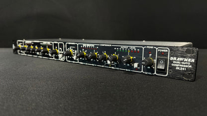 Drawmer Compressor, Dual-Auto Compressor, Drawmer DL241, Expander/Limiter, Compression. We Sell Professional Audio Equipment. Audio Systems, Amplifiers, Consoles, Mixers, Electronics, Entertainment, Live Sound.
