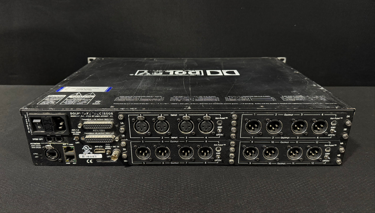 Dolby Lake DLP4D12 4 Digital Signal Processor, Dolby Lake DLP4D12, Dolby Lake DLP4D12 4x12, Dolby Lake DSP, DLP4D12 Digital Processor. We Sell Professional Audio Equipment. Audio Systems, Amplifiers, Consoles, Mixers, Electronics, Entertainment, Live Sound.
