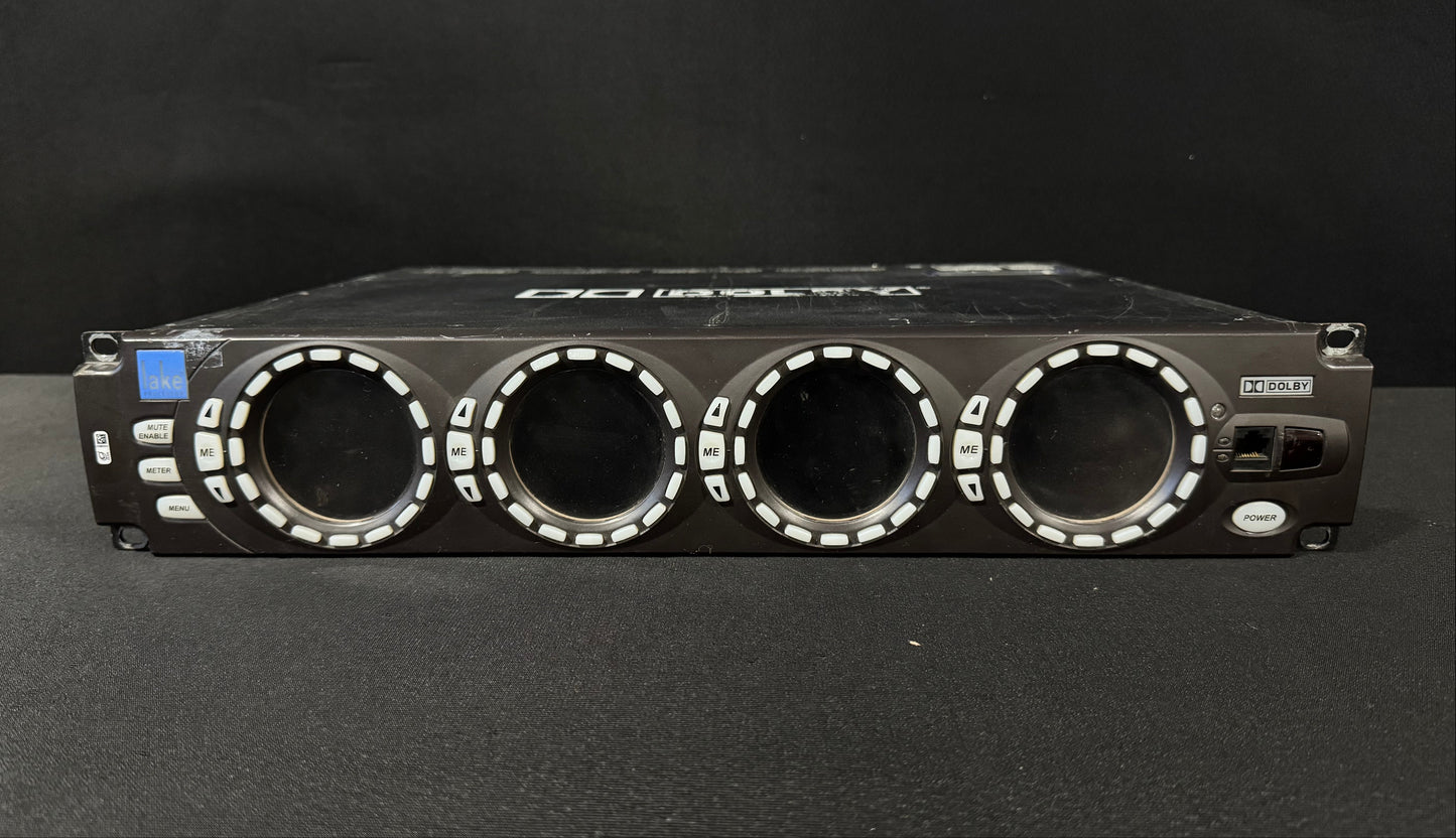 Dolby Lake DLP4D12 4 Digital Signal Processor, Dolby Lake DLP4D12, Dolby Lake DLP4D12 4x12, Dolby Lake DSP, DLP4D12 Digital Processor. We Sell Professional Audio Equipment. Audio Systems, Amplifiers, Consoles, Mixers, Electronics, Entertainment, Live Sound.
