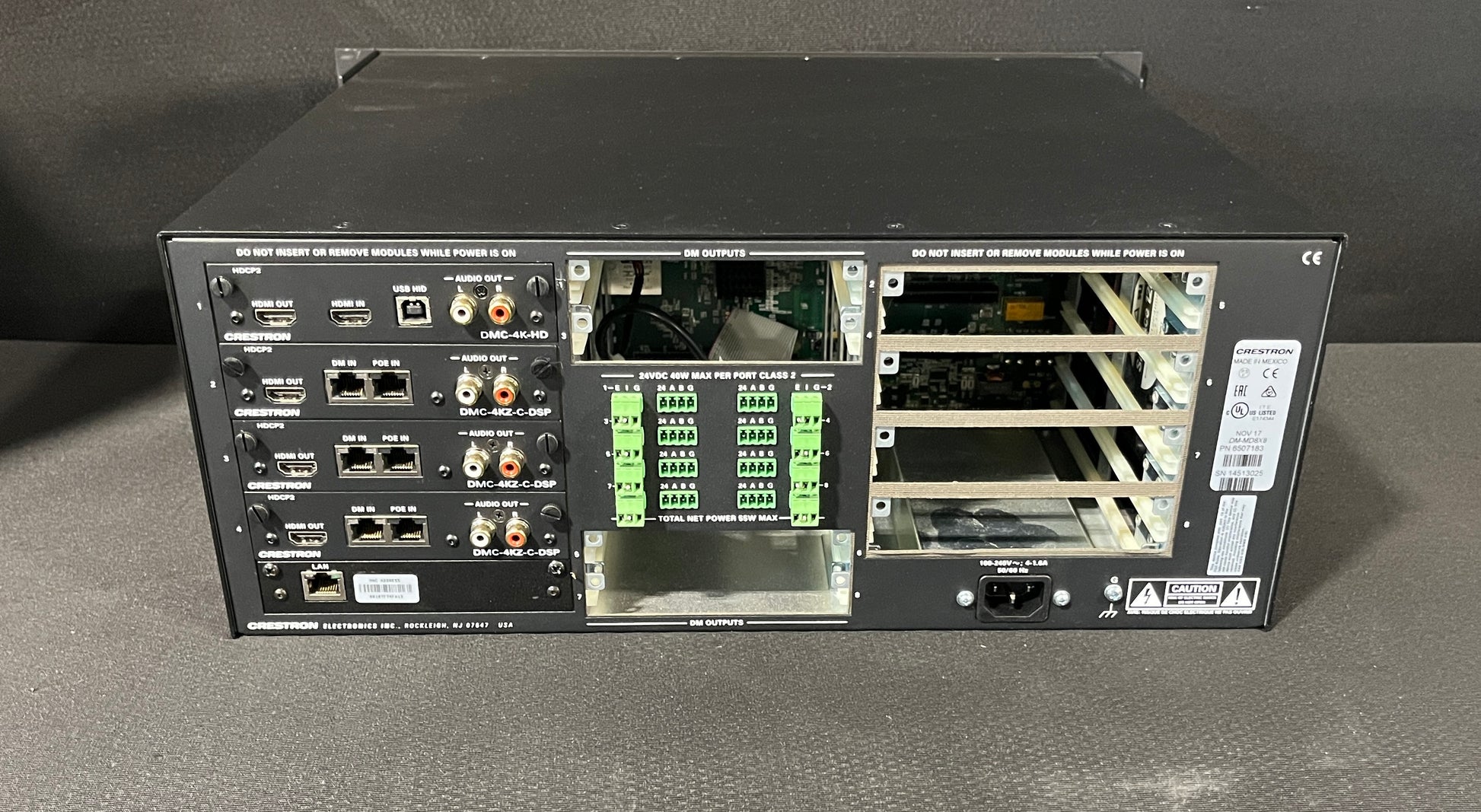 Crestron DM-MD8X8 DigitalMedia Matrix Switcher, Crestron DM-MD8X8, Crestron Matrix Switcher, 8X8 DigitalMedia Matrix Switcher, DM-MD8X8. We Sell Professional Audio Equipment. Audio Systems, Amplifiers, Consoles, Mixers, Electronics, Entertainment, Live Sound.