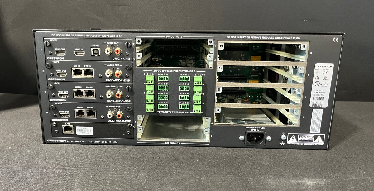 Crestron DM-MD8X8 DigitalMedia Matrix Switcher, Crestron DM-MD8X8, Crestron Matrix Switcher, 8X8 DigitalMedia Matrix Switcher, DM-MD8X8. We Sell Professional Audio Equipment. Audio Systems, Amplifiers, Consoles, Mixers, Electronics, Entertainment, Live Sound.