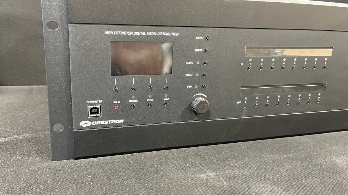 Crestron DM-MD8X8 DigitalMedia Matrix Switcher, Crestron DM-MD8X8, Crestron Matrix Switcher, 8X8 DigitalMedia Matrix Switcher, DM-MD8X8. We Sell Professional Audio Equipment. Audio Systems, Amplifiers, Consoles, Mixers, Electronics, Entertainment, Live Sound.