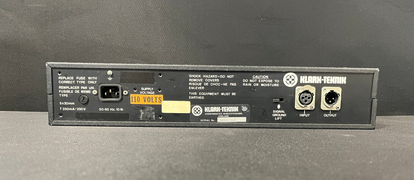 Klark Teknik DN300 Graphic Equaliser, Klark Teknik DN300 Graphic EQ, Klark Teknik DN300, DN300 Graphic EQ, Klark Teknik Equaliser. We Sell Professional Audio Equipment. Audio Systems, Amplifiers, Consoles, Mixers, Electronics, Entertainment, Live Sound.