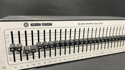 Klark Teknik DN300 Graphic Equaliser, Klark Teknik DN300 Graphic EQ, Klark Teknik DN300, DN300 Graphic EQ, Klark Teknik Equaliser. We Sell Professional Audio Equipment. Audio Systems, Amplifiers, Consoles, Mixers, Electronics, Entertainment, Live Sound.