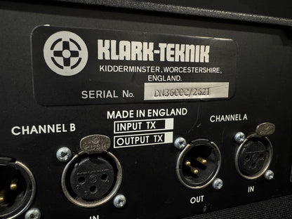Rack Equipment, Klark Teknik DN3600, Klark Teknik, Klark Teknik Graphic Eq, Klark Teknik Equalizer, Graphic EQ. We Sell Professional Audio Equipment. Audio Systems, Amplifiers, Consoles, Mixers, Electronics, Entertainment, Live Sound.