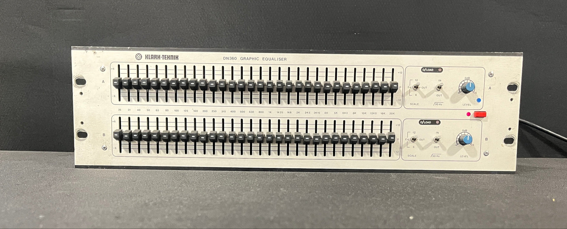 Klark Teknik DN360 Graphic Equaliser, Klark Teknik DN360 Graphic EQ, Klark Teknik DN360, DN360 Graphic EQ, Klark Teknik Equaliser. We Sell Professional Audio Equipment. Audio Systems, Amplifiers, Consoles, Mixers, Electronics, Entertainment, Live Sound.