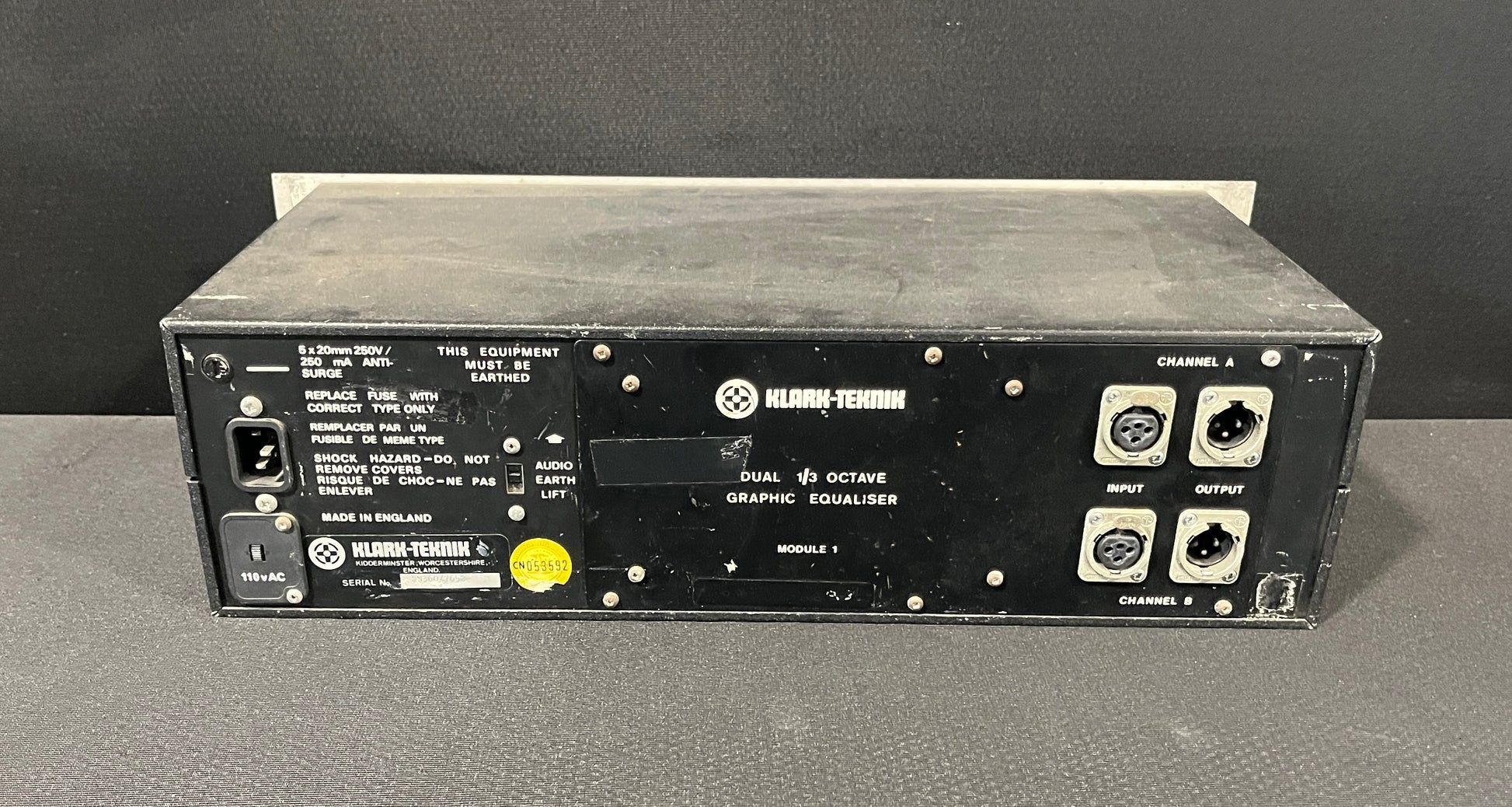 Klark Teknik DN360 Graphic Equaliser, Klark Teknik DN360 Graphic EQ, Klark Teknik DN360, DN360 Graphic EQ, Klark Teknik Equaliser. We Sell Professional Audio Equipment. Audio Systems, Amplifiers, Consoles, Mixers, Electronics, Entertainment, Live Sound.
