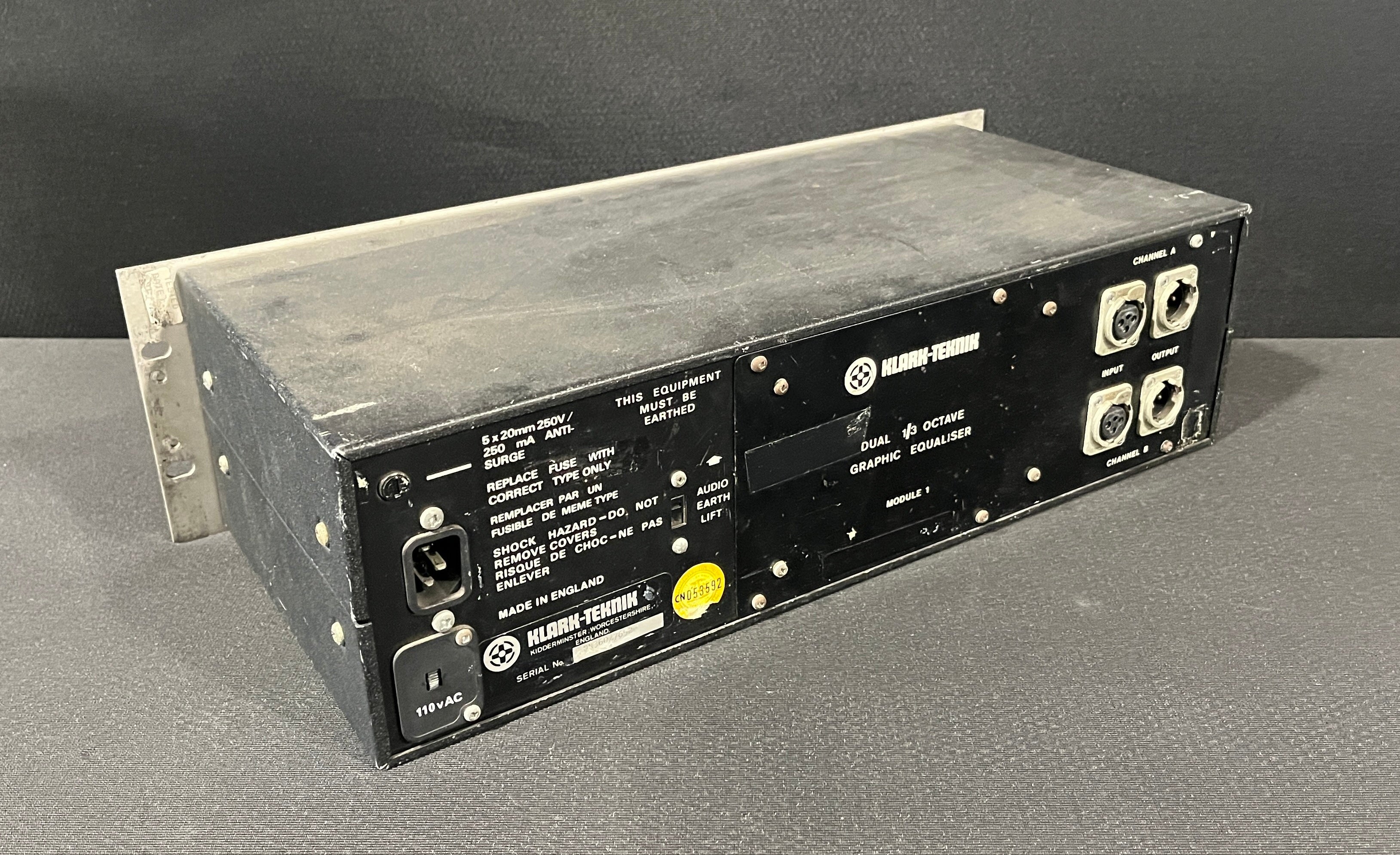 Klark Teknik DN360 Graphic Equaliser – CLAIR Used Gear
