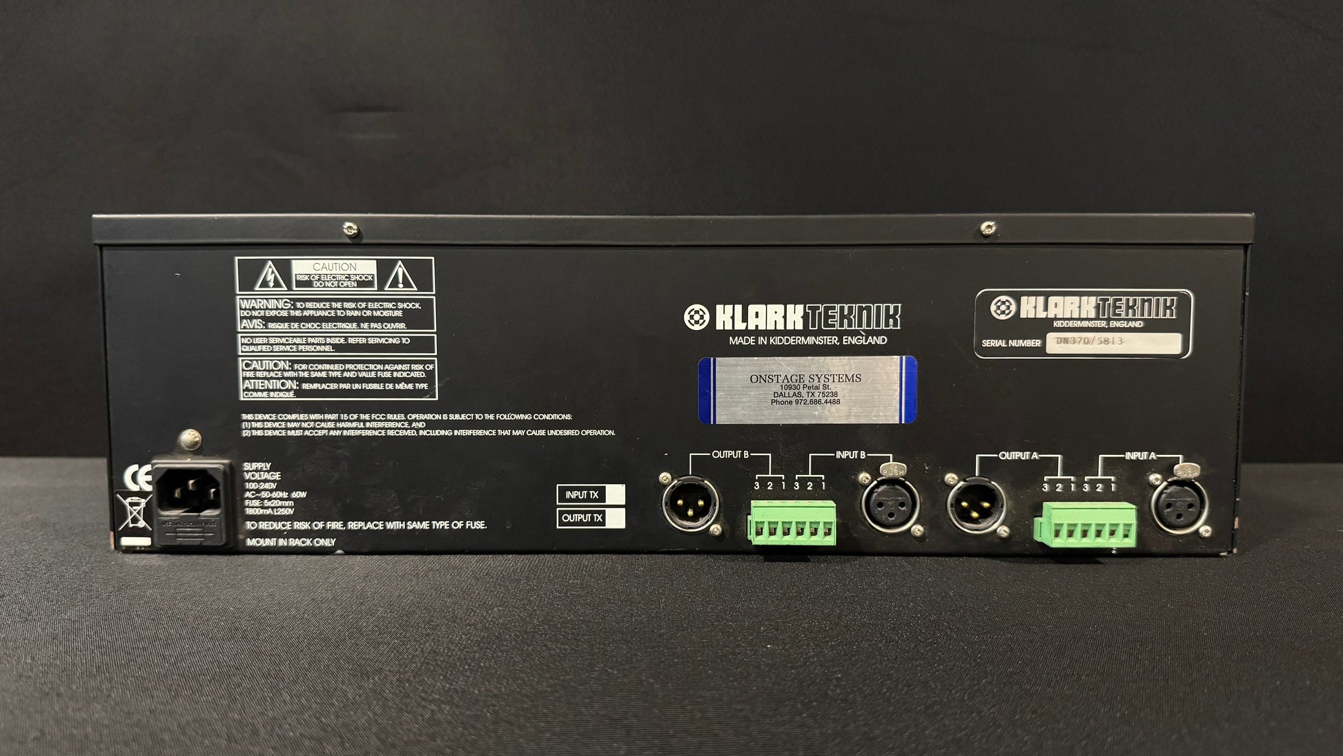 Klark Teknik DN370 Graphic Equalizer, Klark Teknik DN370, DN370 Graphic EQ, Klark Teknik EQ, DN370. We Sell Professional Audio Equipment. Audio Systems, Amplifiers, Consoles, Mixers, Electronics, Entertainment, Live Sound.