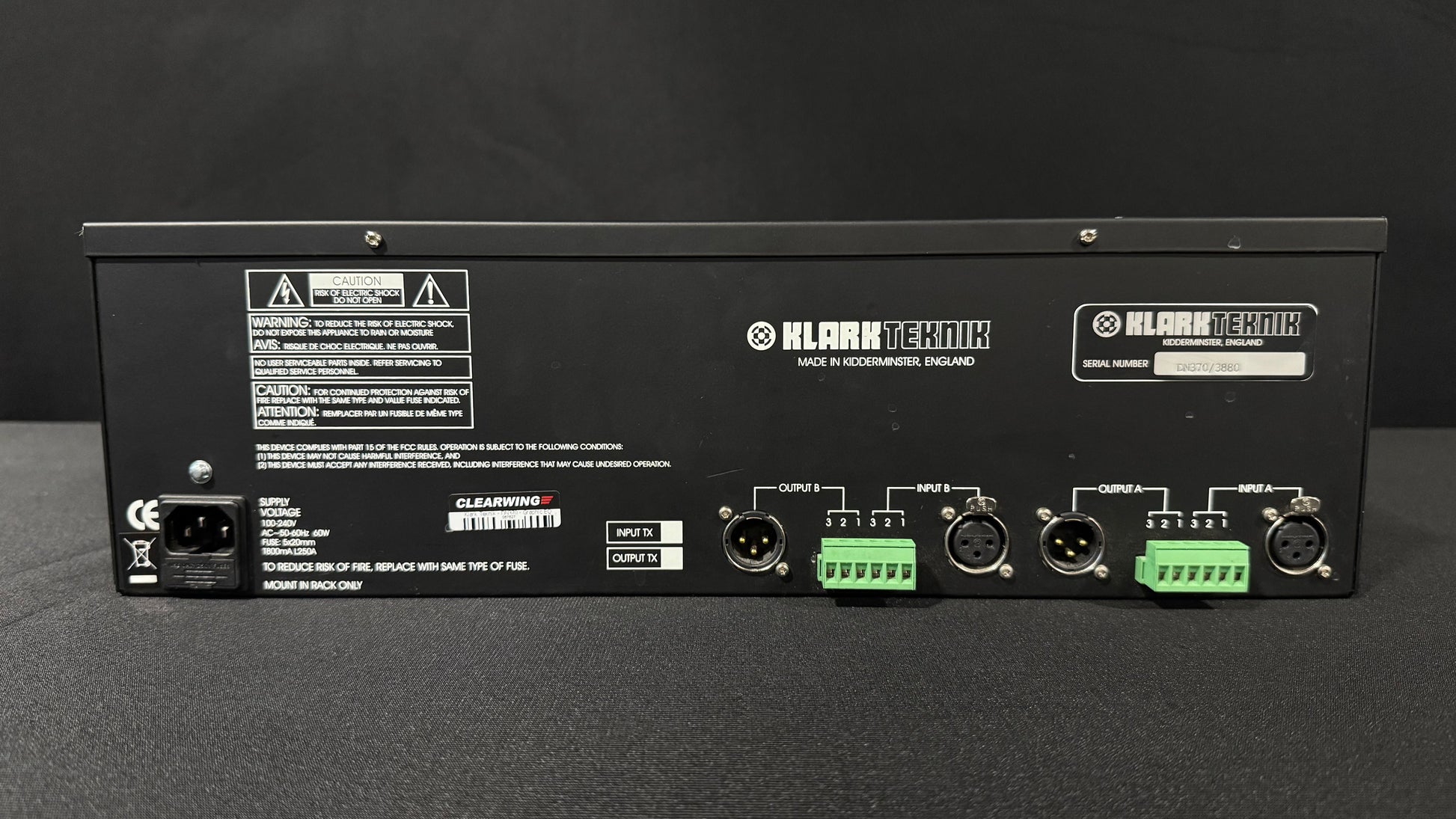 Klark Teknik DN370 Graphic Equalizer, Klark Teknik DN370, DN370 Graphic EQ, Klark Teknik EQ, DN370. We Sell Professional Audio Equipment. Audio Systems, Amplifiers, Consoles, Mixers, Electronics, Entertainment, Live Sound.
