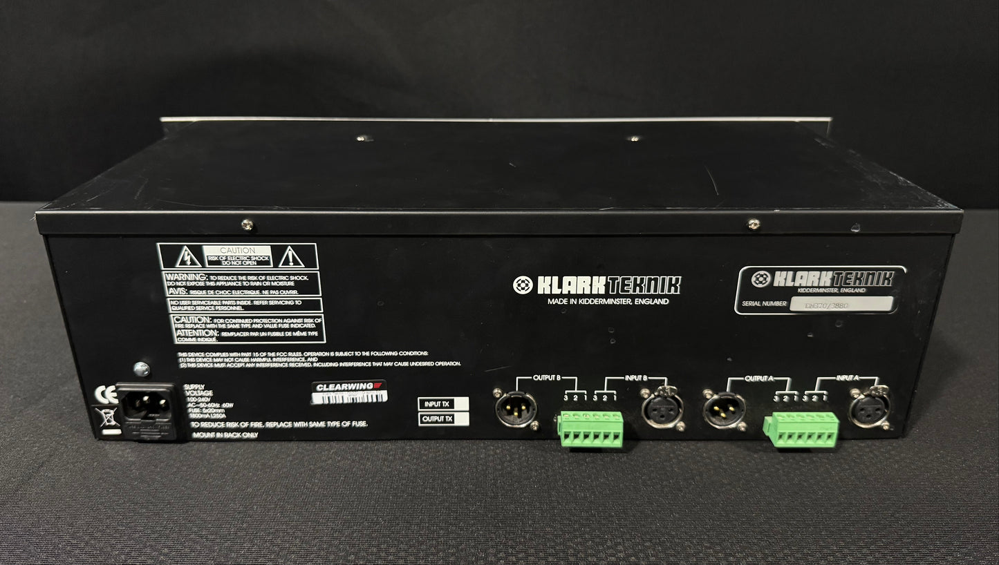Klark Teknik DN370 Graphic Equalizer, Klark Teknik DN370, DN370 Graphic EQ, Klark Teknik EQ, DN370. We Sell Professional Audio Equipment. Audio Systems, Amplifiers, Consoles, Mixers, Electronics, Entertainment, Live Sound.
