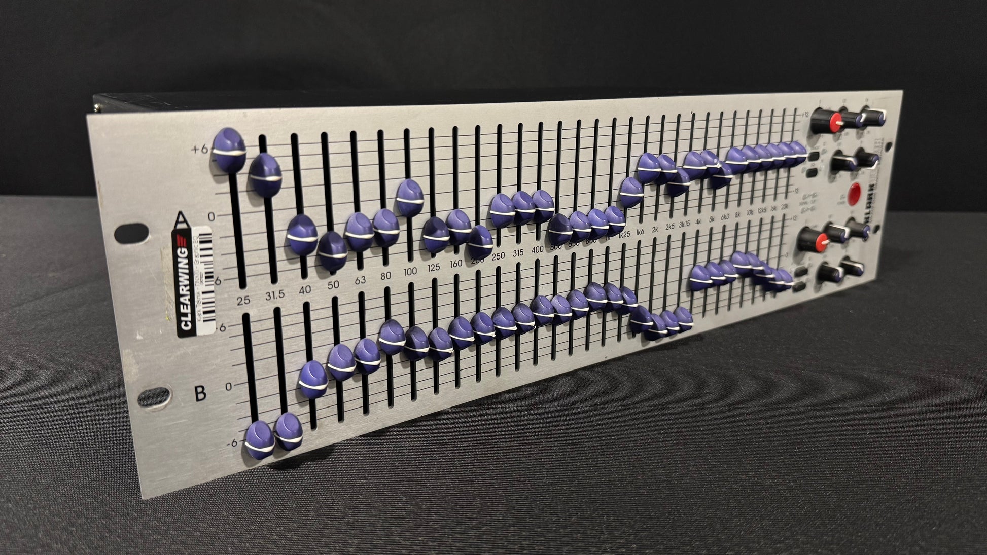 Klark Teknik DN370 Graphic Equalizer, Klark Teknik DN370, DN370 Graphic EQ, Klark Teknik EQ, DN370. We Sell Professional Audio Equipment. Audio Systems, Amplifiers, Consoles, Mixers, Electronics, Entertainment, Live Sound.
