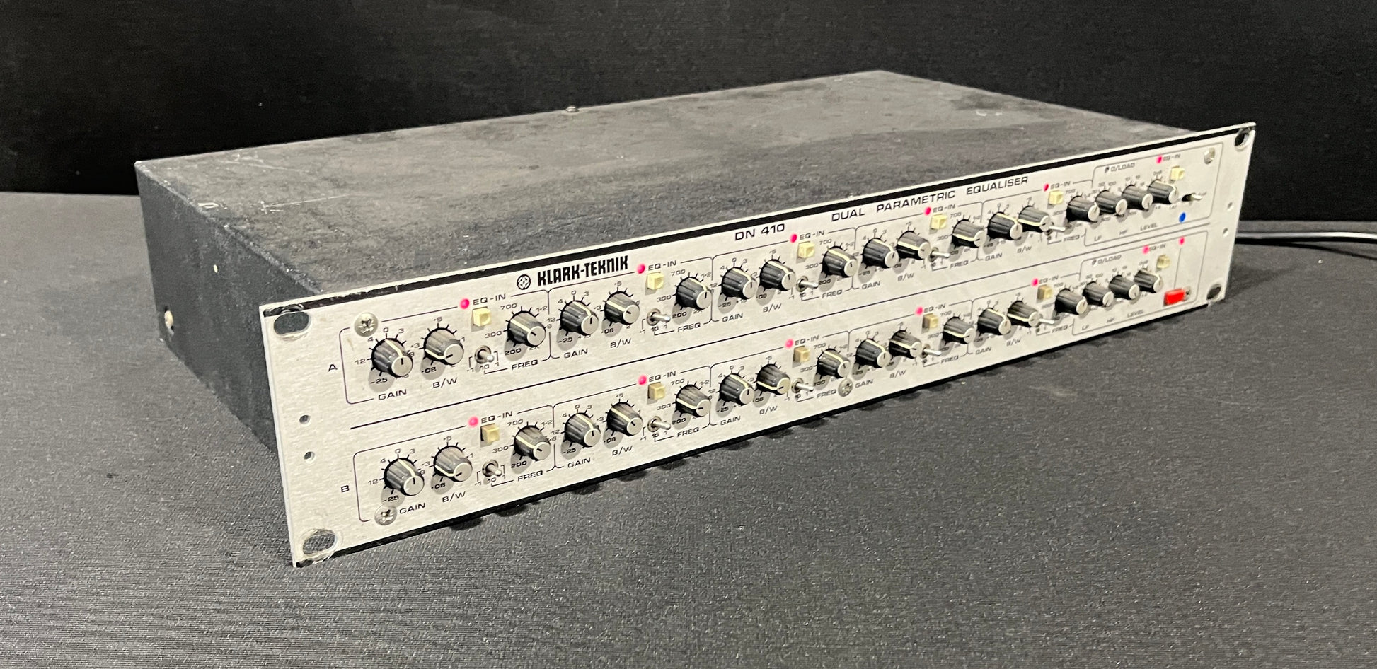 Klark Teknik DN-410 Dual Parametric Equaliser, Klark Teknik DN-410, Klark Teknik DN-410 Parametric EQ, Klark Teknik Parametric Equaliser, Klark Teknik DN410. We Sell Professional Audio Equipment. Audio Systems, Amplifiers, Consoles, Mixers, Electronics, Entertainment, Live Sound.