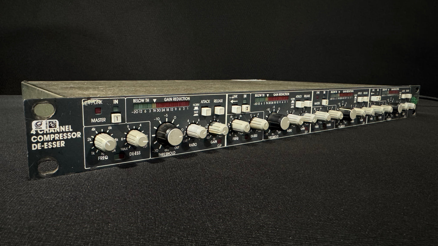 BSS DPR-404 Quad Compressor/De-Esser, BSS DPR-404, BSS DPR-404 Quad Compressor, DPR-404, BSS Compressor. We Sell Professional Audio Equipment. Audio Systems, Amplifiers, Consoles, Mixers, Electronics, Entertainment, Live Sound.

