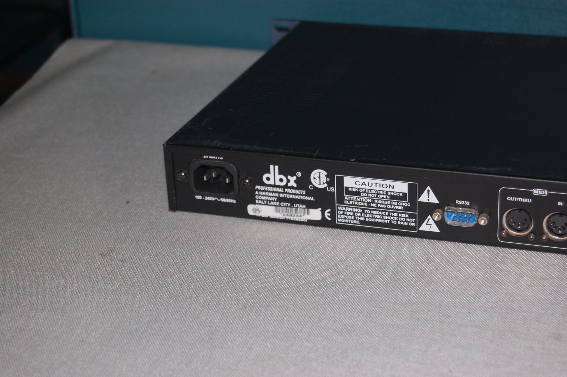 Used dbx IEM (In-Ear-Monitor) Processor for Sale. We Sell Professional Audio Equipment. Audio Systems, Amplifiers, Consoles, Mixers, Electronics, Entertainment, Sound, Live.