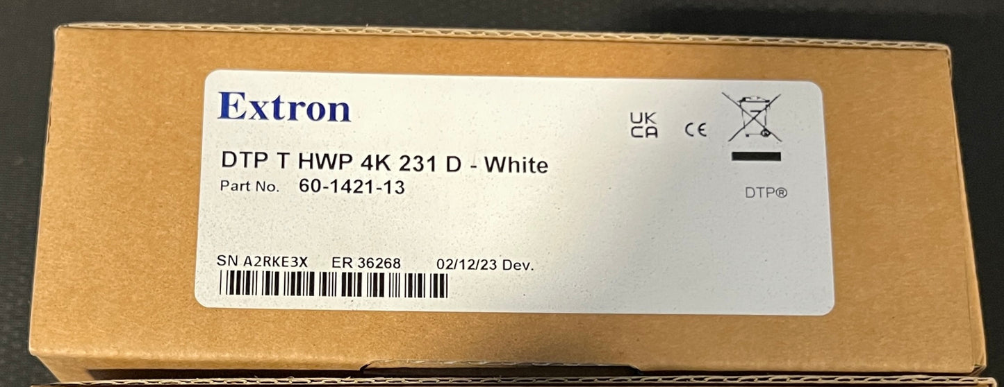 Extron DTP T HWP 4K 231-D, Extron Wallplate Transmitter, Extron HDMI Transmitter, DTP T HWP 4K 231-D, HDMI to CATx Cable Transmitter. We Sell Professional Audio Equipment. Audio Systems, Amplifiers, Consoles, Mixers, Electronics, Entertainment, Live Sound.