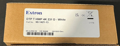 Extron DTP T HWP 4K 231-D, Extron Wallplate Transmitter, Extron HDMI Transmitter, DTP T HWP 4K 231-D, HDMI to CATx Cable Transmitter. We Sell Professional Audio Equipment. Audio Systems, Amplifiers, Consoles, Mixers, Electronics, Entertainment, Live Sound.