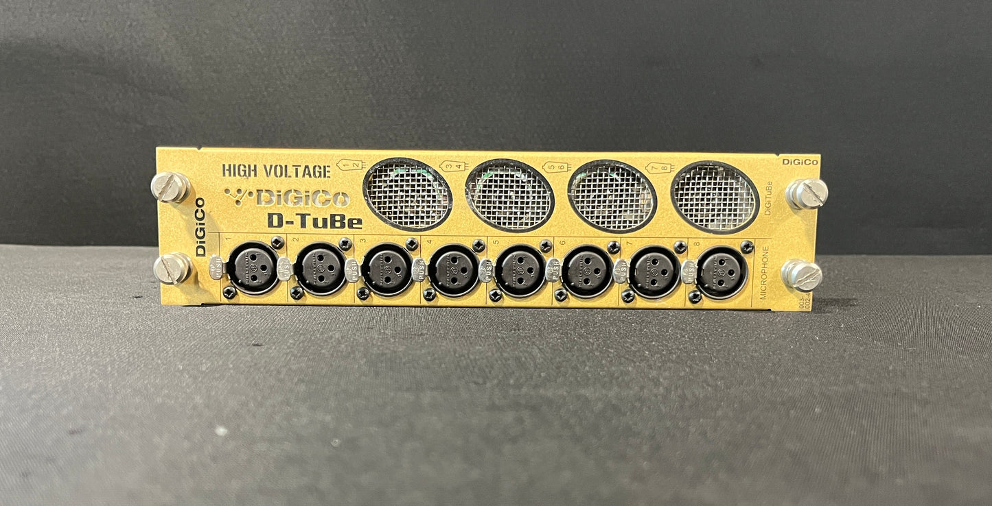 DiGiCo D-TuBe 8-Channel Valve/Tube Mic-Input Module, DiGiCo D-TuBe, DiGiCo 8 Channel Input Module, DiGiCo Valve/Tube Mic-Input Module, DiGiCo D-TuBe 8-Channel. We Sell Professional Audio Equipment. Audio Systems, Amplifiers, Consoles, Mixers, Electronics, Entertainment, Live Sound.