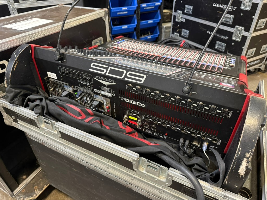 DiGiCo SD9 Console Madi Only, DiGiCo SD9 with D2 Rack, DiGiCo SD9 Madi Package, Used DiGiCo SD9 Mixing Desk, Small DiGiCo Console, We Sell Professional Audio Equipment. Audio Systems, Amplifiers, Consoles, Mixers, Electronics, Entertainment, Live Sound