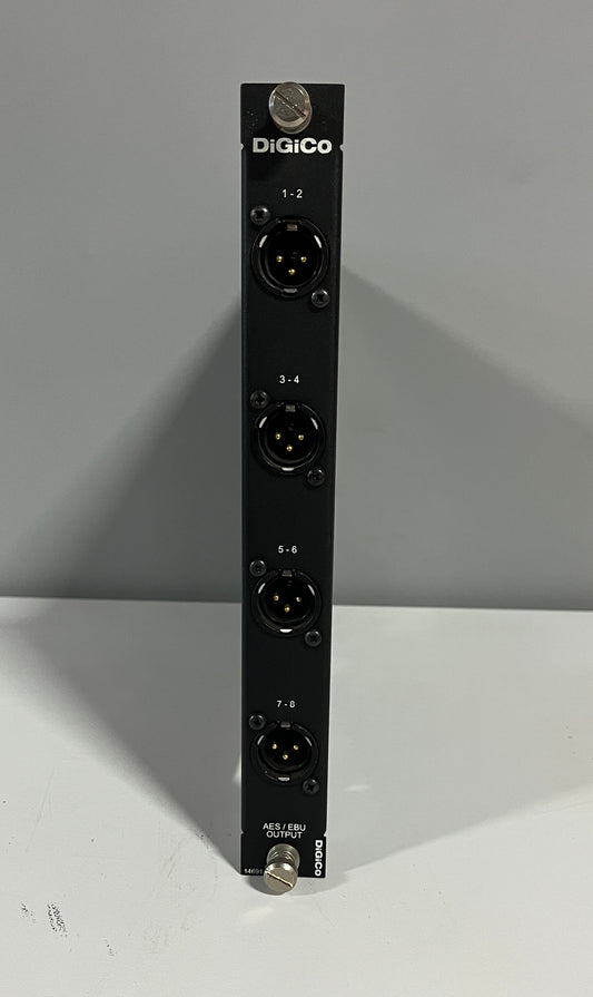 Output Card for Digital Microphones, DiGiCo Output Card, DiGiCo 8 Channel, SD AES/EBU 8 Channel, 8 Channel Mic Output Card. We Sell Professional Audio Equipment. Audio Systems, Amplifiers, Consoles, Mixers, Electronics, Entertainment, Live Sound.