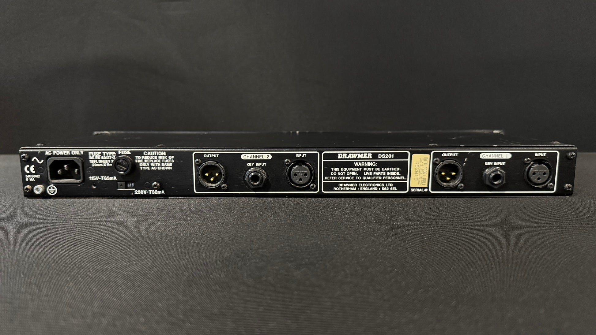 Drawmer DS201 Dual Channel Noise Gate, Drawmer DS201, Drawmer Noise Gate, Drawmer Dual Channel, Drawmer Effects. We Sell Professional Audio Equipment. Audio Systems, Amplifiers, Consoles, Mixers, Electronics, Entertainment, Live Sound.
