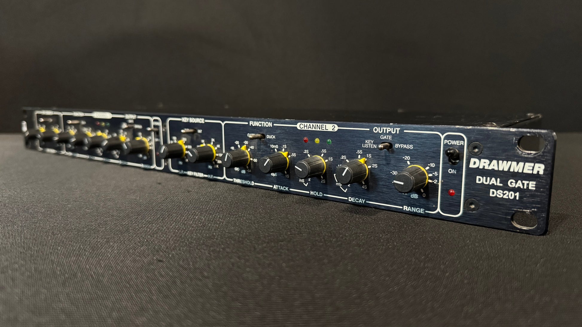 Drawmer DS201 Dual Channel Noise Gate, Drawmer DS201, Drawmer Noise Gate, Drawmer Dual Channel, Drawmer Effects. We Sell Professional Audio Equipment. Audio Systems, Amplifiers, Consoles, Mixers, Electronics, Entertainment, Live Sound.

