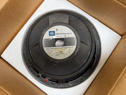 JBL E-120 12" Speaker, JBL E-120, JBL E120 8 ohm, JBL Speakers, JBL 12” Speaker. We Sell Professional Audio Equipment. Audio Systems, Amplifiers, Consoles, Mixers, Electronics, Entertainment, Live Sound.