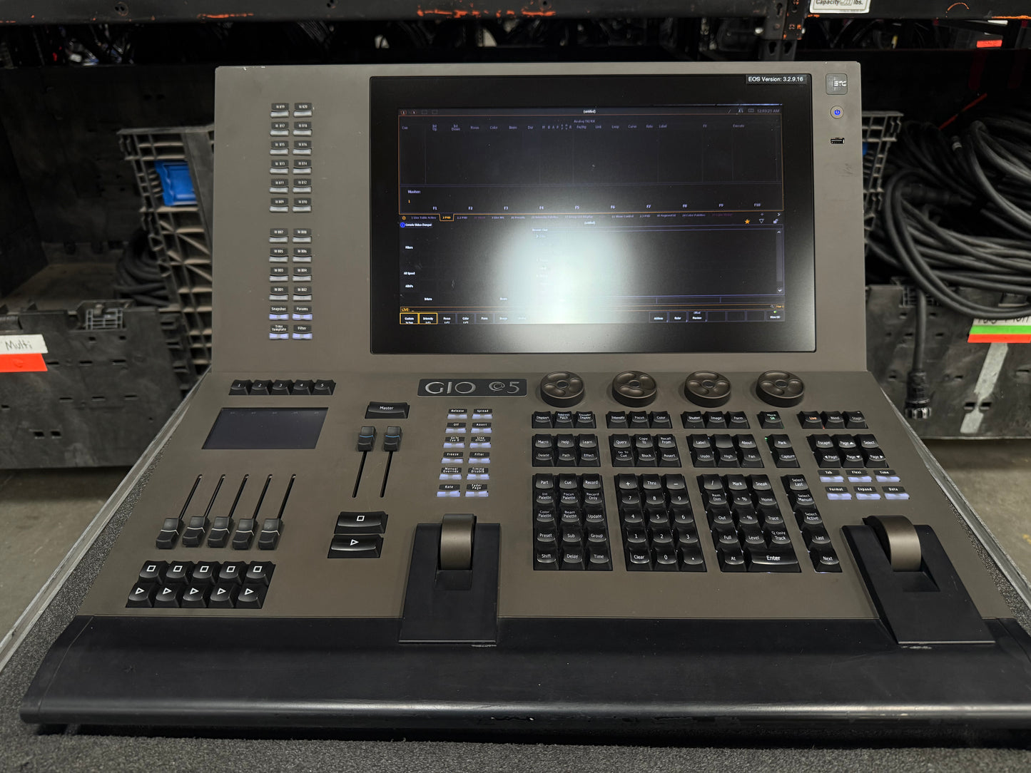 ETC Gio AT5, ETC Gio @5, ETC Lighting Console, ETC 4K Lighting Console, Lighting Desk, Live Lighting Console, ETC Live Gio, We Sell Professional Lighting Equipment. Lighting Systems, Fixtures, Consoles, Dimmers, Control Systems, Electronics, Entertainment, Live Lighting