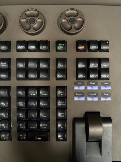 ETC Gio AT5, ETC Gio @5, ETC Lighting Console, ETC 4K Lighting Console, Lighting Desk, Live Lighting Console, ETC Live Gio, We Sell Professional Lighting Equipment. Lighting Systems, Fixtures, Consoles, Dimmers, Control Systems, Electronics, Entertainment, Live Lighting