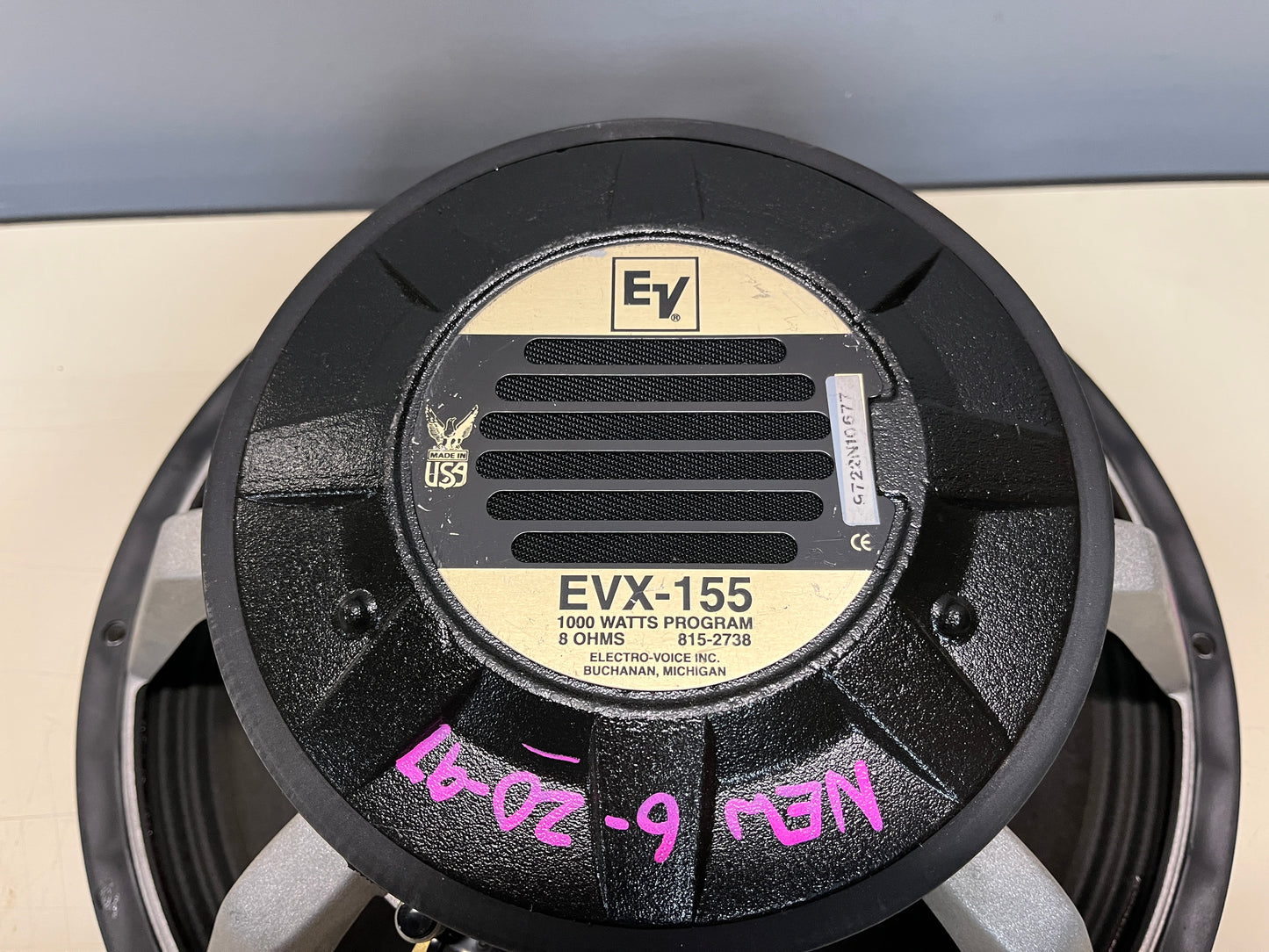 Electro-Voice EV EVX-155, Electro-Voice EVX-155, EV EVX 155, EV 15" Speaker, Electro-Voice Subwoofer. We Sell Professional Audio Equipment. Audio Systems, Amplifiers, Consoles, Mixers, Electronics, Entertainment, Live Sound.