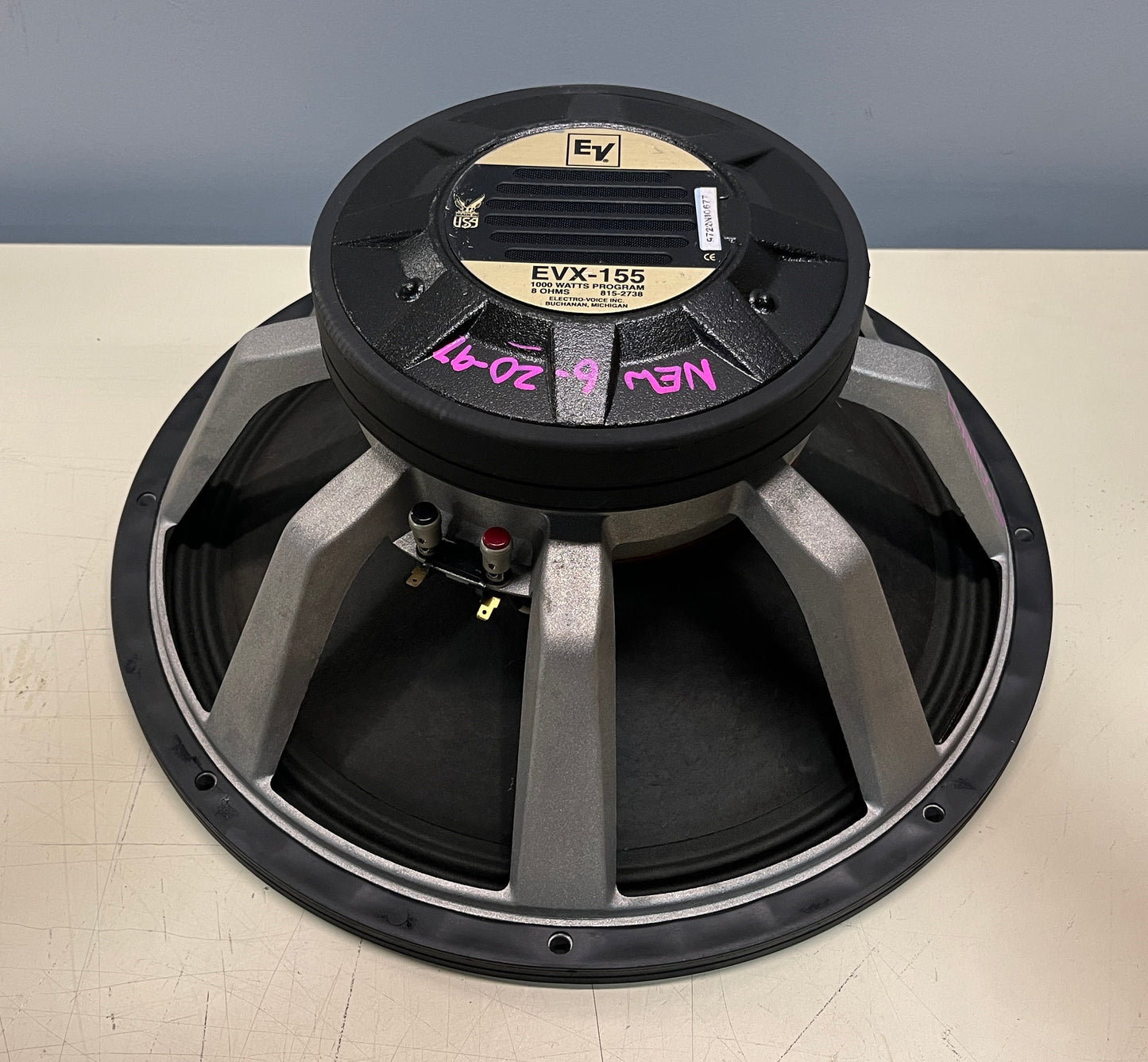 Electro-Voice EV EVX-155, Electro-Voice EVX-155, EV EVX 155, EV 15" Speaker, Electro-Voice Subwoofer. We Sell Professional Audio Equipment. Audio Systems, Amplifiers, Consoles, Mixers, Electronics, Entertainment, Live Sound.