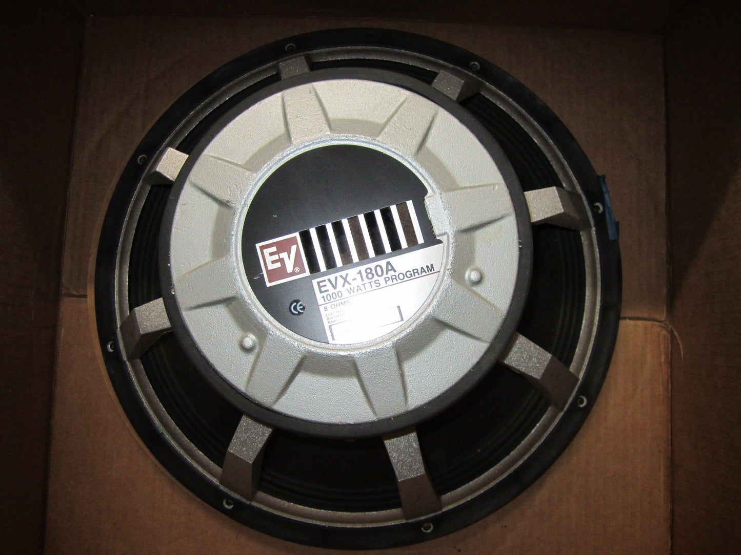 Electro-Voice EV EVX-180A 18" Woofer, Electro-Voice EV EVX-180A, EVX-180A, Electro-Voice 18” Woofer, EV 18” Speaker. We Sell Professional Audio Equipment. Audio Systems, Amplifiers, Consoles, Mixers, Electronics, Entertainment, Live Sound.