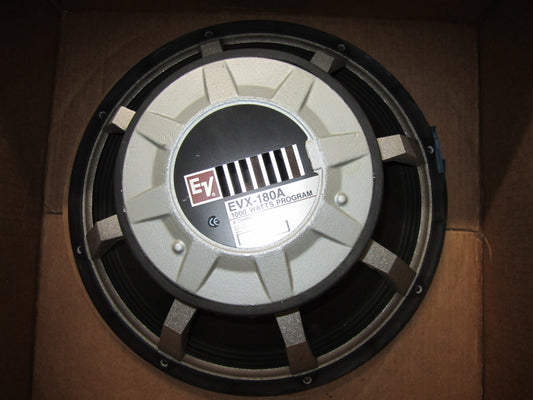 Electro-Voice EV EVX-180A 18" Woofer, Electro-Voice EV EVX-180A, EVX-180A, Electro-Voice 18” Woofer, EV 18” Speaker. We Sell Professional Audio Equipment. Audio Systems, Amplifiers, Consoles, Mixers, Electronics, Entertainment, Live Sound.