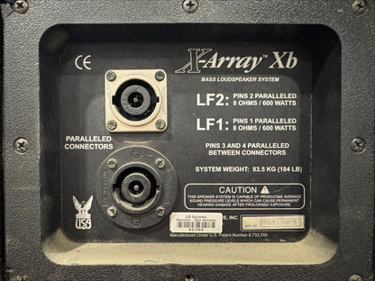 Electro-Voice EV X-Array XB Bass System, EV X-Array XB, Electro-Voice X-Array XB, EV Bass Speaker Cabinet, Electro-Voice Speakers. We Sell Professional Audio Equipment. Audio Systems, Amplifiers, Consoles, Mixers, Electronics, Entertainment, Live Sound. 
