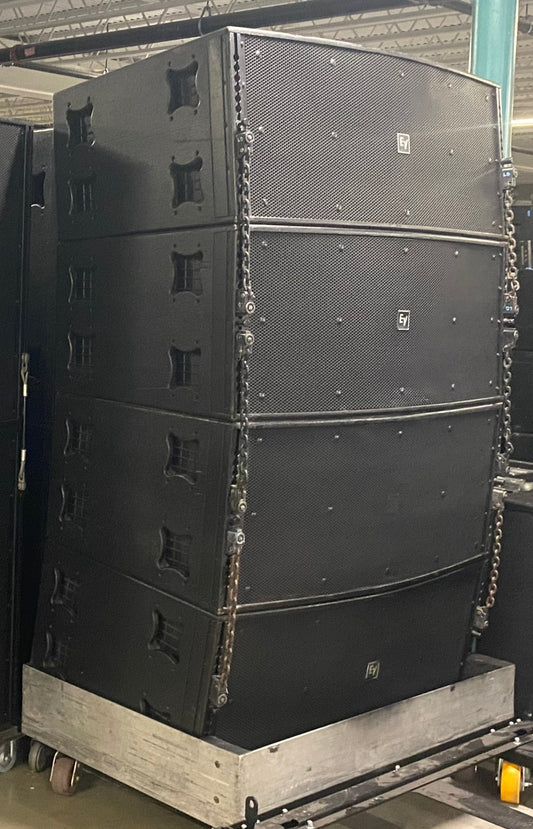 Electro-Voice Line Array, EV XVLT Line Array, EV 3-Way Line Array, EV XVLT Speakers, We Sell Professional Audio Equipment. Audio Systems, Amplifiers, Consoles, Mixers, Electronics, Entertainment, Live Sound