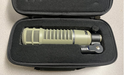 Electro-Voice RE20 Broadcast Announcer Mic, Electro-Voice RE20, 70s Broadcast Mic, EV RE20 Broadcast Mic, EV RE20 Announcer Mic, We Sell Professional Audio Equipment. Audio Systems, Amplifiers, Consoles, Mixers, Electronics, Entertainment, Live Sound.