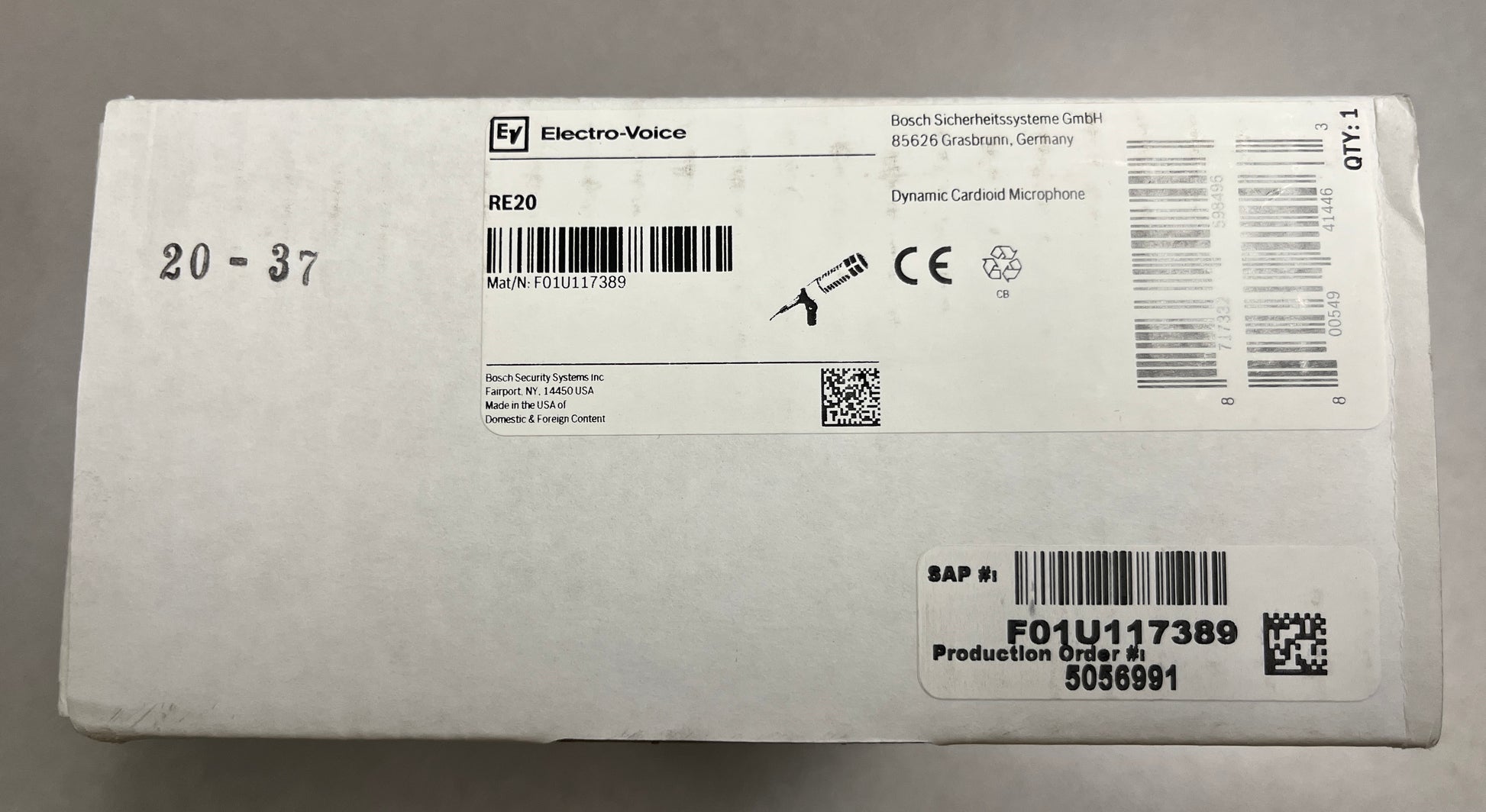 Electro-Voice RE20 Broadcast Announcer Mic, Electro-Voice RE20, 70s Broadcast Mic, EV RE20 Broadcast Mic, EV RE20 Announcer Mic, We Sell Professional Audio Equipment. Audio Systems, Amplifiers, Consoles, Mixers, Electronics, Entertainment, Live Sound.