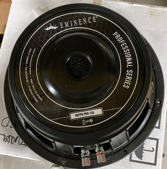 Eminence KAPPA PRO-12A Speaker, Eminence 12A Speaker, Kappa Pro 12A Speaker, We Sell Professional Audio Equipment. Audio Systems, Amplifiers, Consoles, Mixers, Electronics, Entertainment, Live Sound