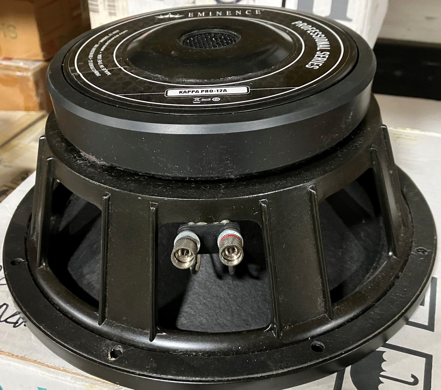 Eminence KAPPA PRO-12A Speaker, Eminence 12A Speaker, Kappa Pro 12A Speaker, We Sell Professional Audio Equipment. Audio Systems, Amplifiers, Consoles, Mixers, Electronics, Entertainment, Live Sound