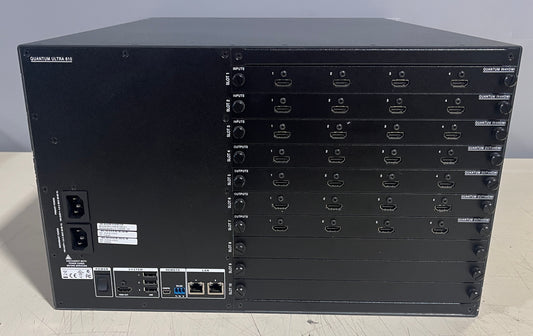Extron Quantum Ultra 610 Videowall Processor, Extron Quantum Ultra 610, Extron Videowall Processor, Quantum IN4HDMI Cards, Quantum OUT4HDMI Cards, Quantum Ultra 610. We Sell Professional Audio Equipment. Audio Systems, Amplifiers, Consoles, Mixers, Electronics, Entertainment, Live Sound.